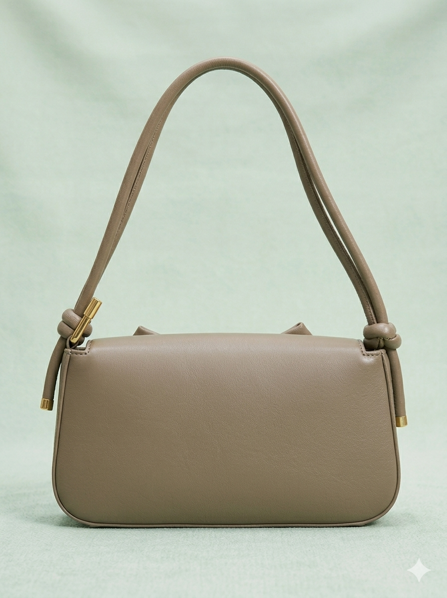 Underarm X-French Flower Stick Bag-Grey