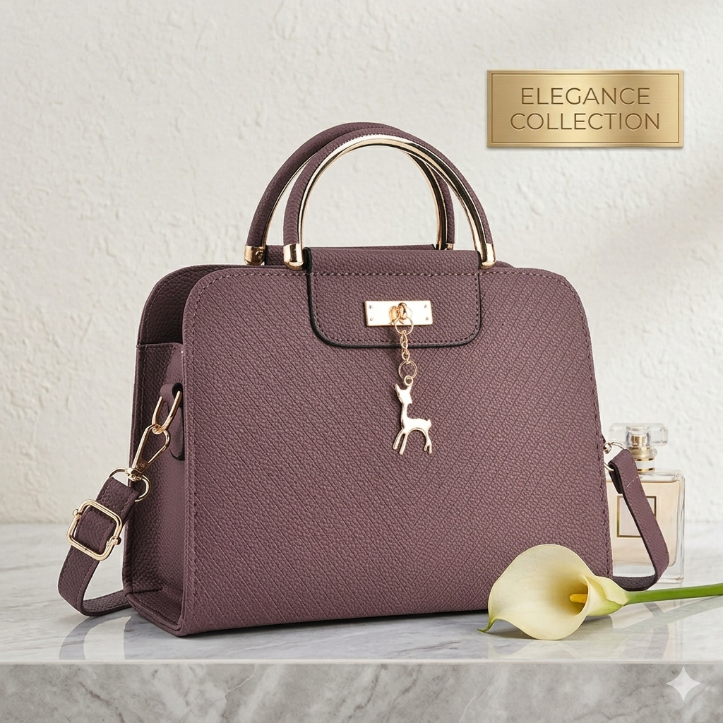 K-Style Shoulder Crossbody Bag-Violet