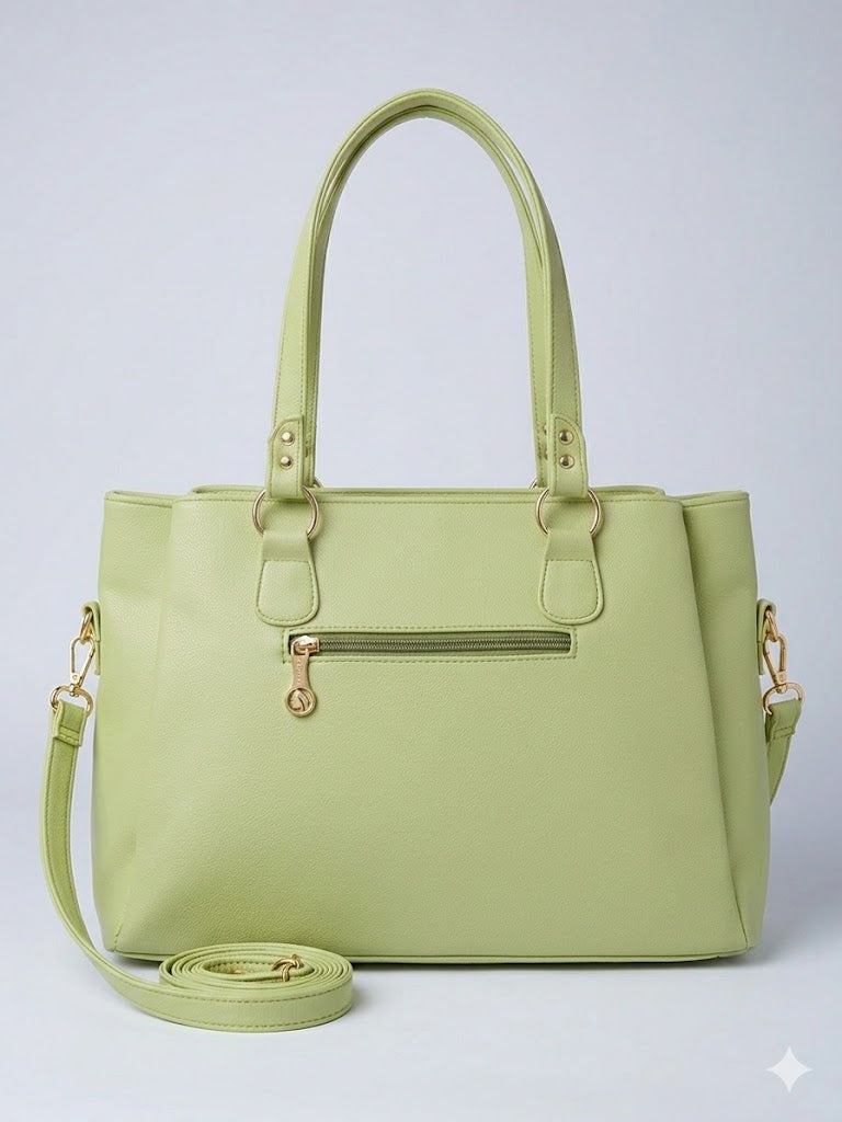 Lime Green Shoulder Crossbody Tote Bag