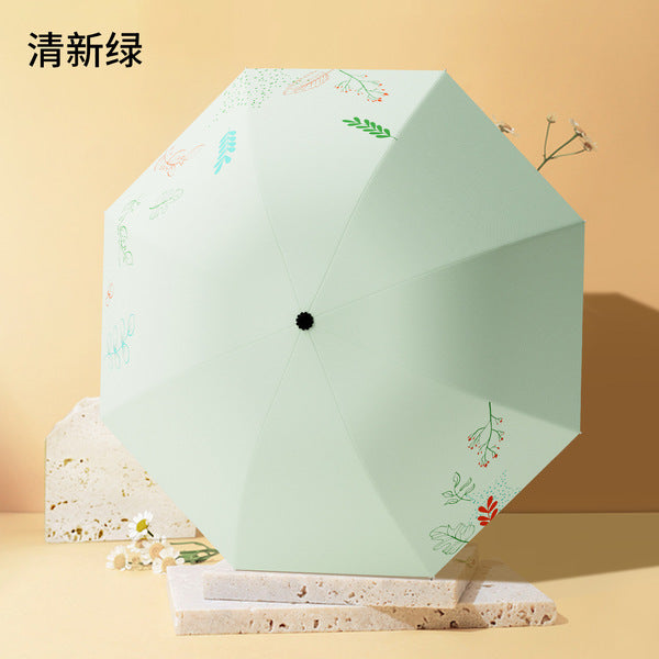 Women Parasol – Outdoor Sun & Rain Protection Umbrella-Young Bud Green