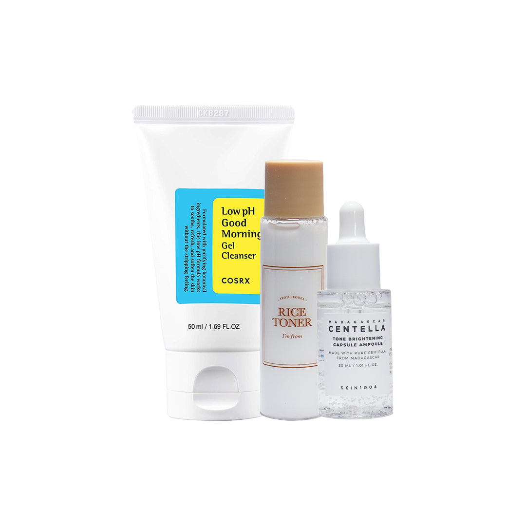 Beginner Friendly Rice & Centella Brightening Combo