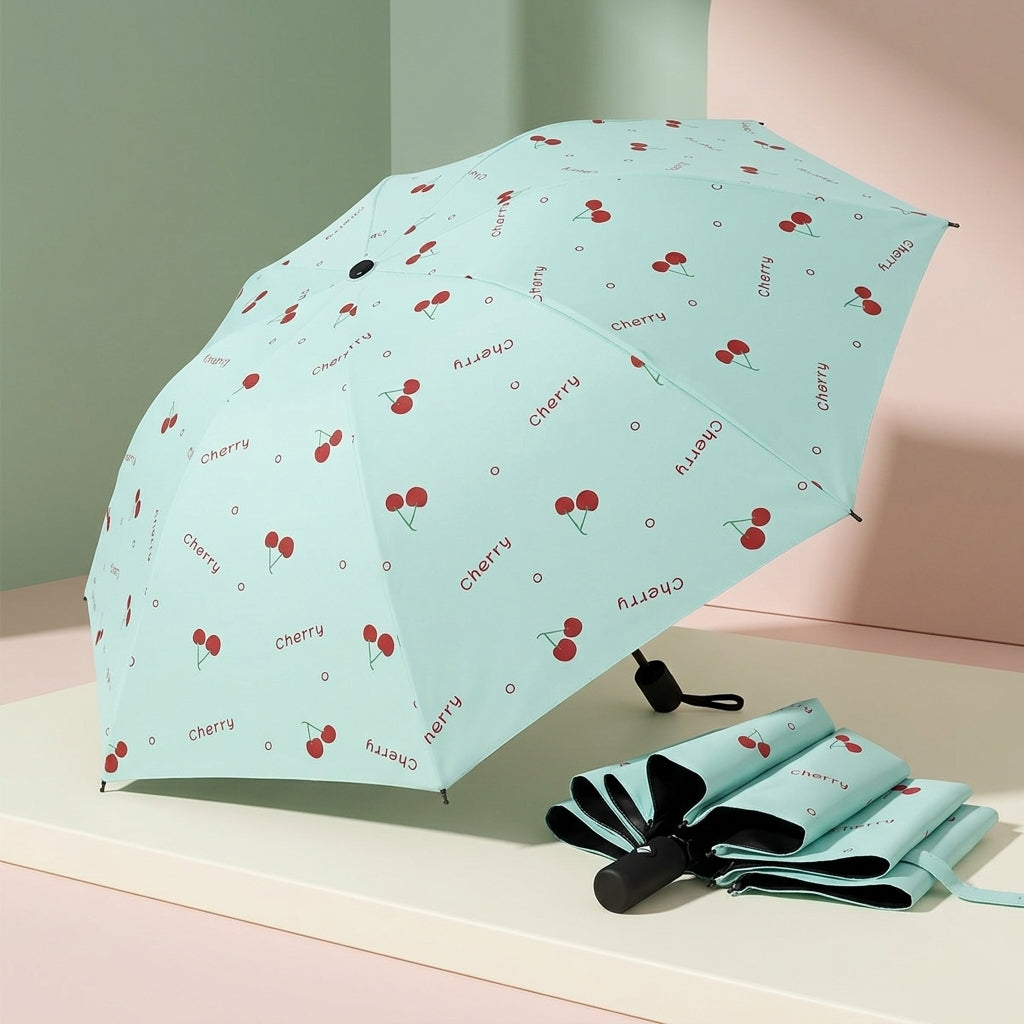 Sunny or Rainy Creative Sun Umbrella-Cherry Lake Green