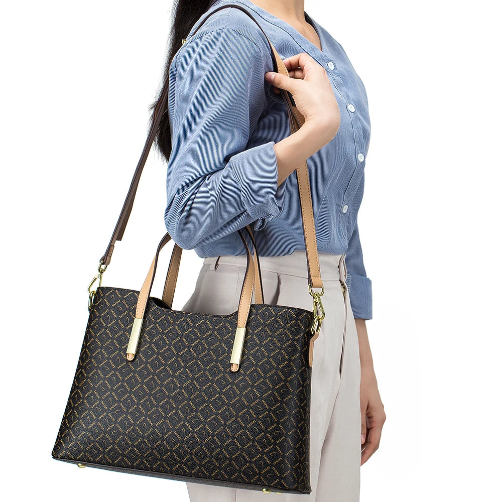 2026 Trending Luxury Design Classic Vintage Women's Single Shoulder Crossbody Bag Large Capacity Handbag