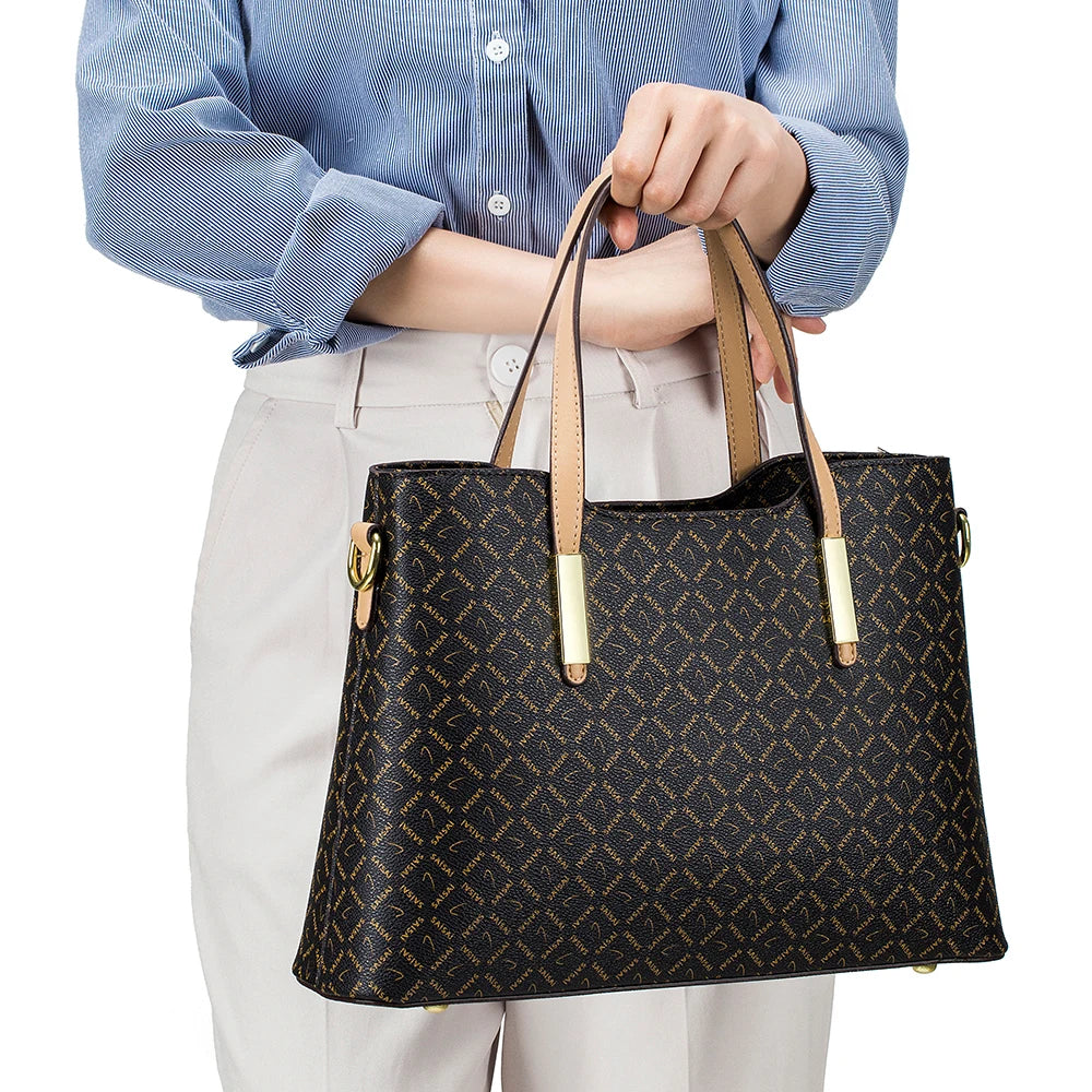 2026 Trending Luxury Design Classic Vintage Women's Single Shoulder Crossbody Bag Large Capacity Handbag