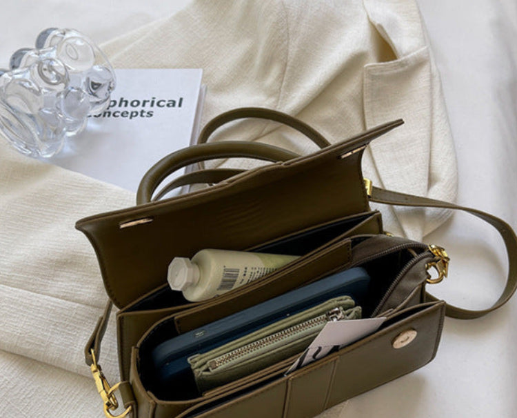 All-Match Commuter Crossbody Bag-Contrast Blue