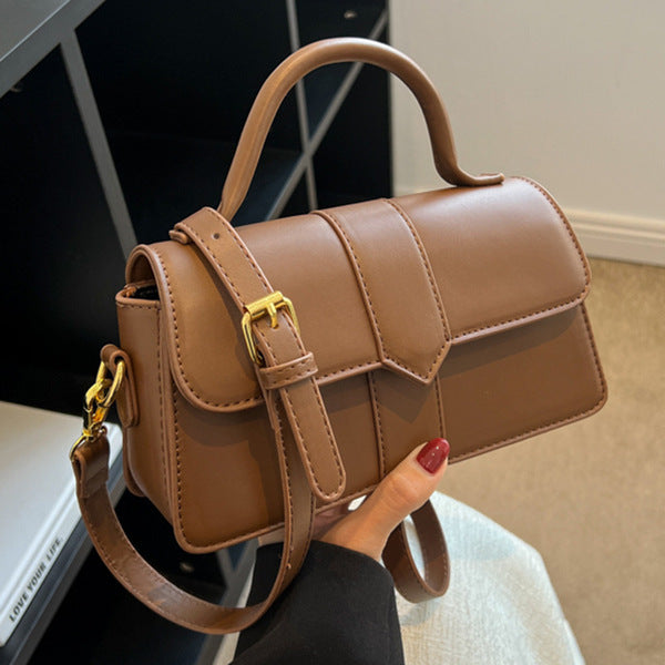 All-Match Commuter Crossbody Bag-Brown