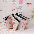 Buerxiang Oil Painted Automatic UV Protection Sun & Rain Umbrella-Peach Blossom