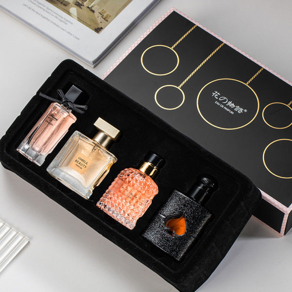 Women’s Perfume Set Gift Box — Fresh & Long‑Lasting Light Fragrance