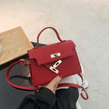 Versatile Retro Fashionable Kelly Bag-Red