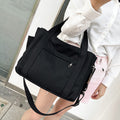 Multifunctional Canvas Hand Bag-Black