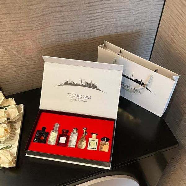 Little Shandi’s Big‑Name Perfume Sample Set — “Q Version” Long‑Lasting Fragrance Gift Box