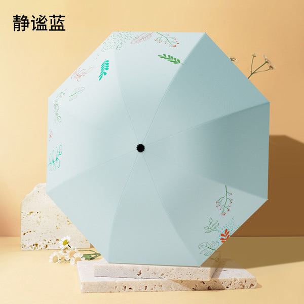Women Parasol – Outdoor Sun & Rain Protection Umbrella-Young Bud Green