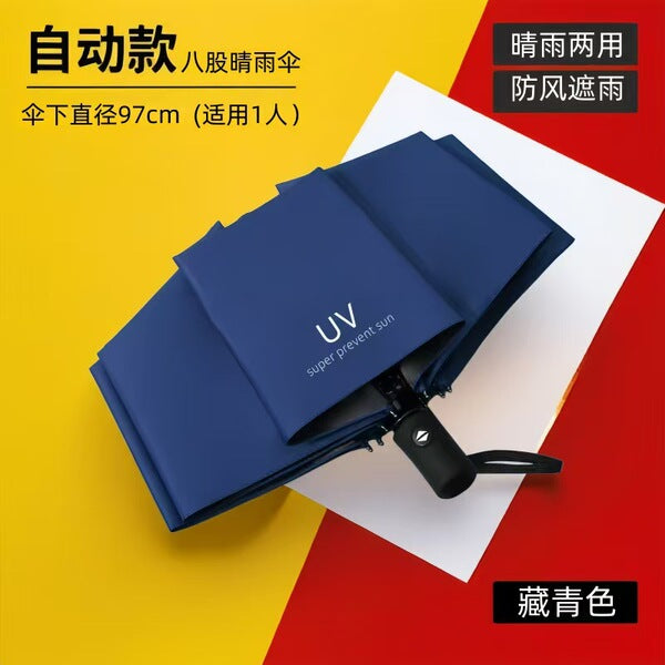 Manual Sun & Rain Umbrella-10Rib