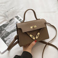 Versatile Retro Fashionable Kelly Bag-Dark Khaki