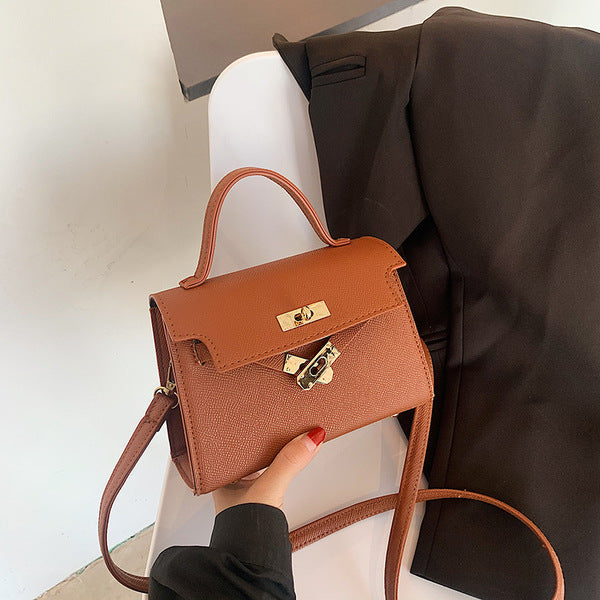 Versatile Retro Fashionable Kelly Bag-Brown