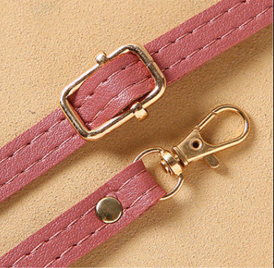 Solid Color Crossbody Hand Purse-Pink