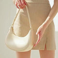 Underarm French Stick Bag-Pure White