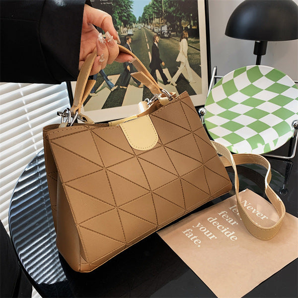 Single Shoulder Crossbody Women's Casual Bag-Brown