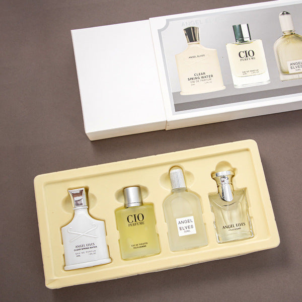 White Tea & Mountain Spring Fragrance — Women’s Four‑Piece Set