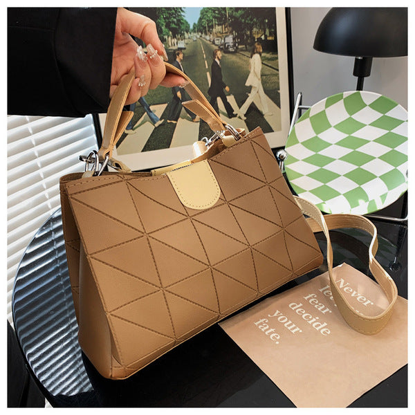 Single Shoulder Crossbody Women's Casual Bag-Brown
