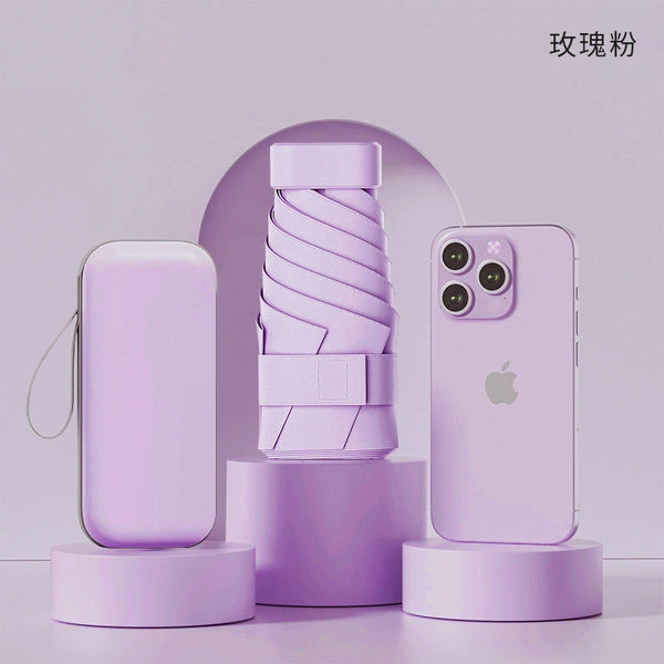 Shetica Pocket Capsule Umbrella-Purple