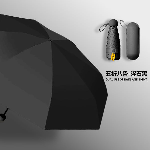 Shetica Pocket Capsule Umbrella-Starry Night Black