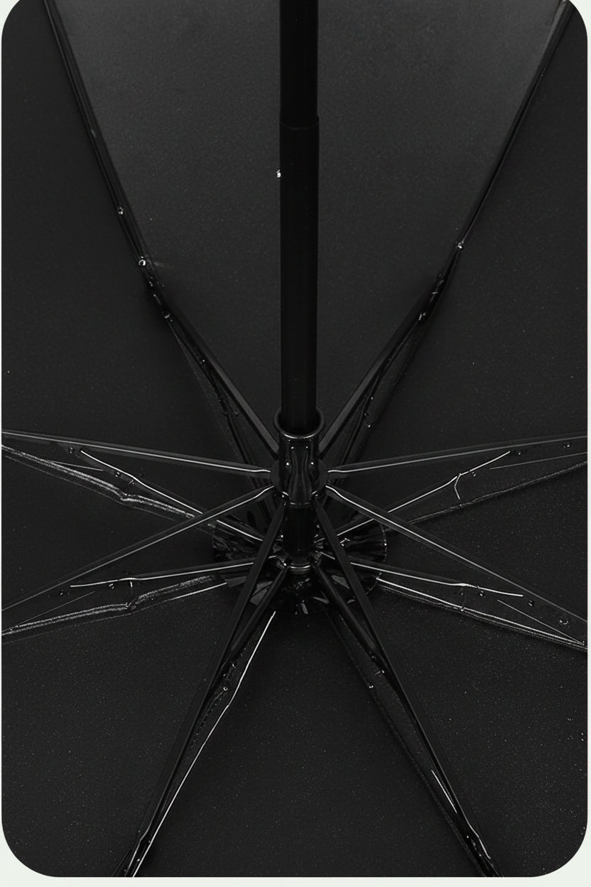 Women Parasol – Outdoor Sun &amp; Rain Protection Umbrella-Elegent Black