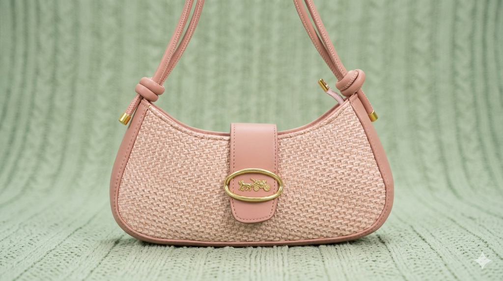 Underarm X-French Stick Bag-Pink