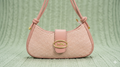Underarm X-French Stick Bag-Pink