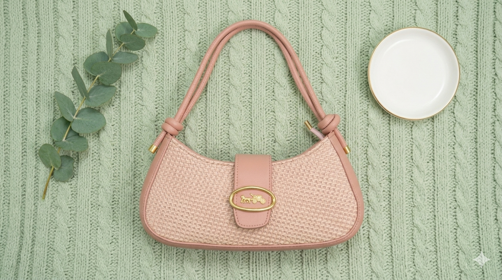 Underarm X-French Stick Bag-Pink